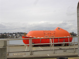 Covered Lifeboat