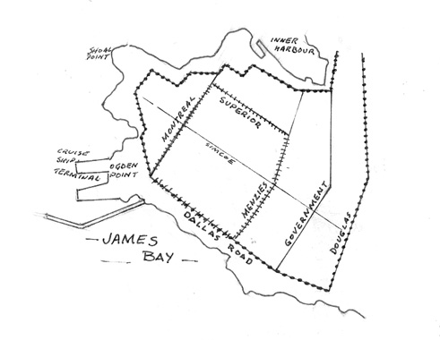 Ogden Point Cruise Ship Map